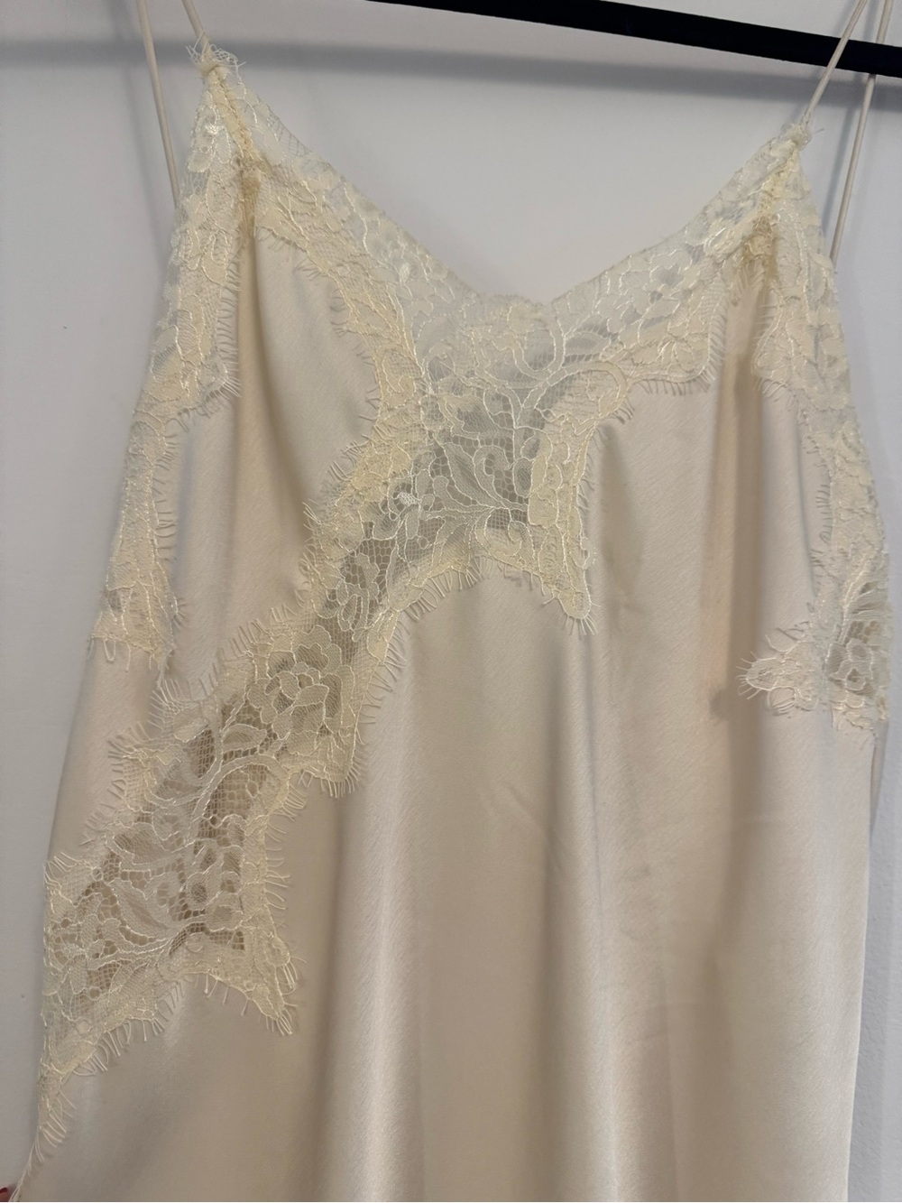 Zara lace satin asymmetric tunic cami - Picture 4 of 9